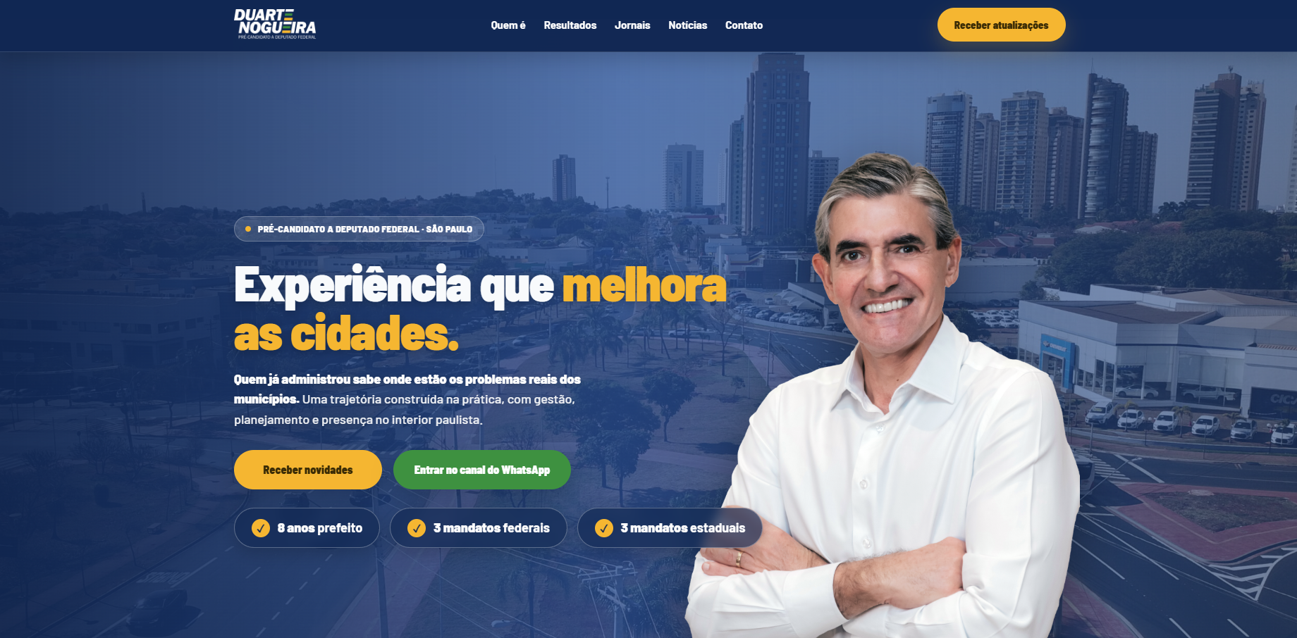 Duarte Nogueira — site de campanha